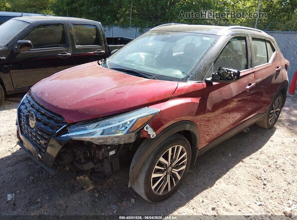 3N1CP5CV2ML538191 2021 NISSAN KICKS Red Front left