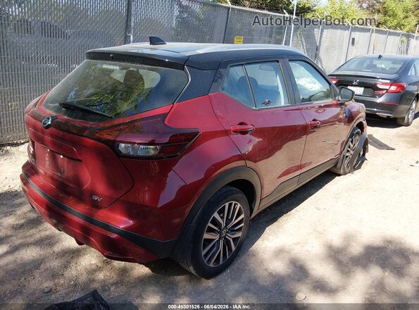 3N1CP5CV2ML538191 2021 NISSAN KICKS Red Rear right