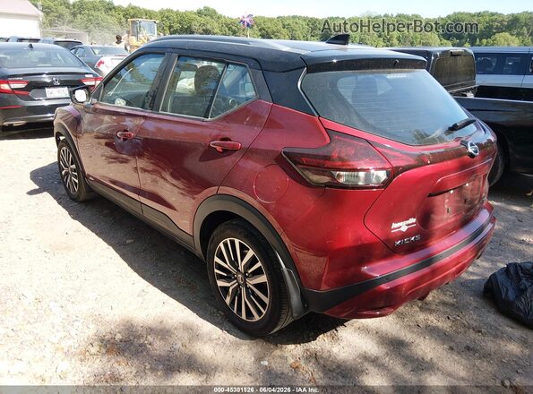 3N1CP5CV2ML538191 2021 NISSAN KICKS Red Rear left
