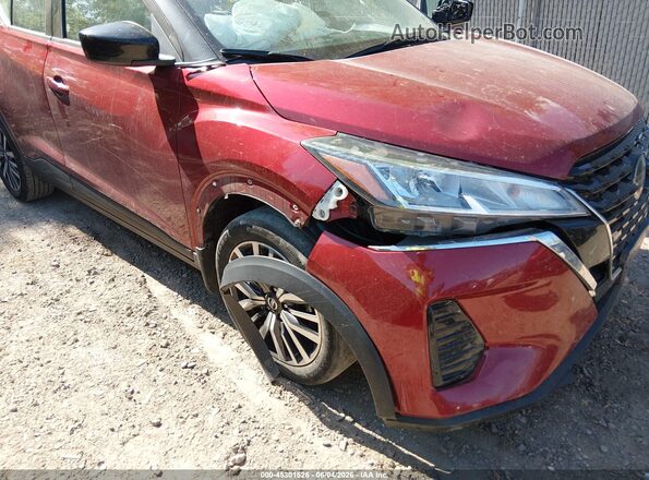 3N1CP5CV2ML538191 2021 NISSAN KICKS Red Front view