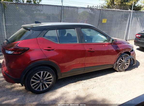 3N1CP5CV2ML538191 2021 NISSAN KICKS Red 360 interior view