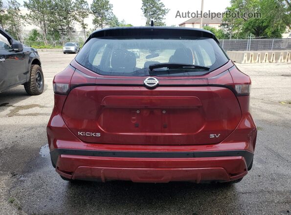 3N1CP5CV2ML543875 2021 NISSAN KICKS Red 