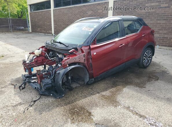 3N1CP5CV2ML543875 2021 NISSAN KICKS Red 