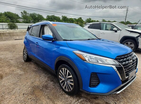 3N1CP5CV2PL474318 2023 NISSAN KICKS Blue 
