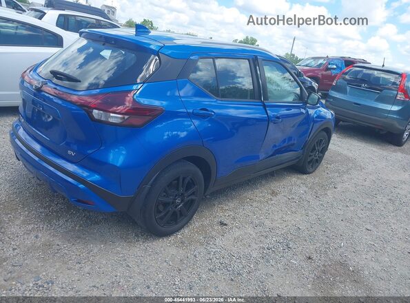 3N1CP5CV2PL565542 2023 NISSAN KICKS Blue Rear right
