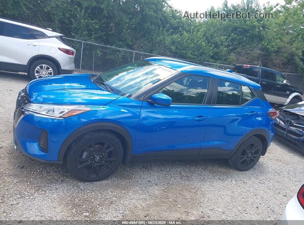 3N1CP5CV2PL565542 2023 NISSAN KICKS Blue 360 interior view