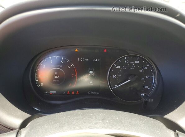 3N1CP5CV2RL549277 2024 NISSAN KICKS Red Вид щитка приладів