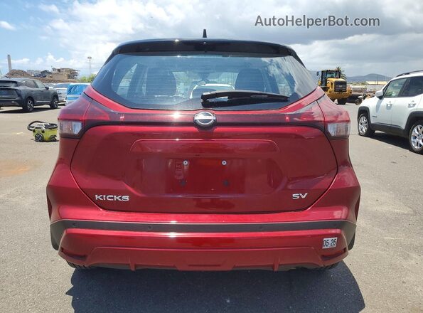 3N1CP5CV2RL549277 2024 NISSAN KICKS Red Вид ззаду