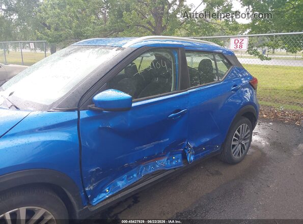 3N1CP5CV2RL562935 2024 NISSAN KICKS Blue Вид спереду