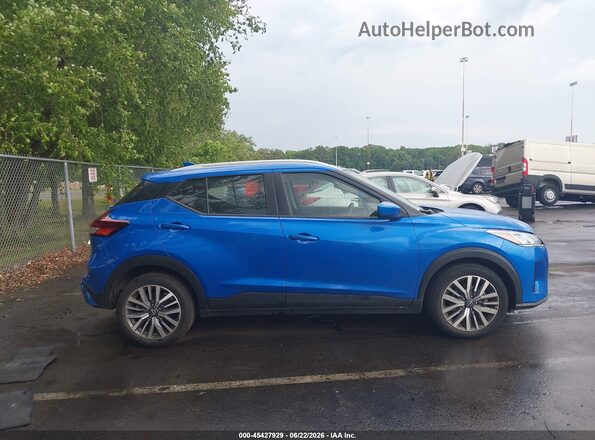3N1CP5CV2RL562935 2024 NISSAN KICKS Blue Вид щитка приладів