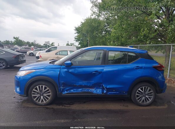 3N1CP5CV2RL562935 2024 NISSAN KICKS Blue Вид задньої частини салону