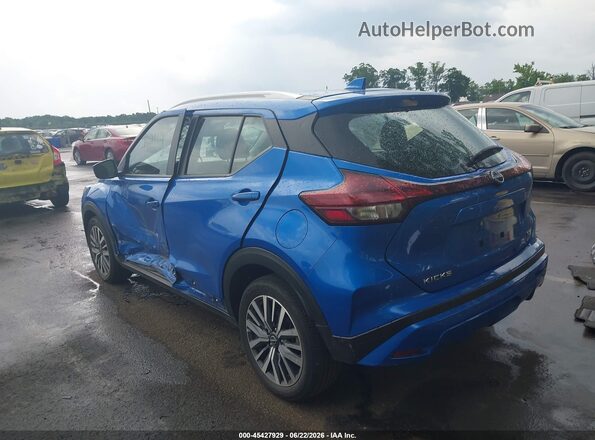 3N1CP5CV2RL562935 2024 NISSAN KICKS Blue Задня ліва чверть