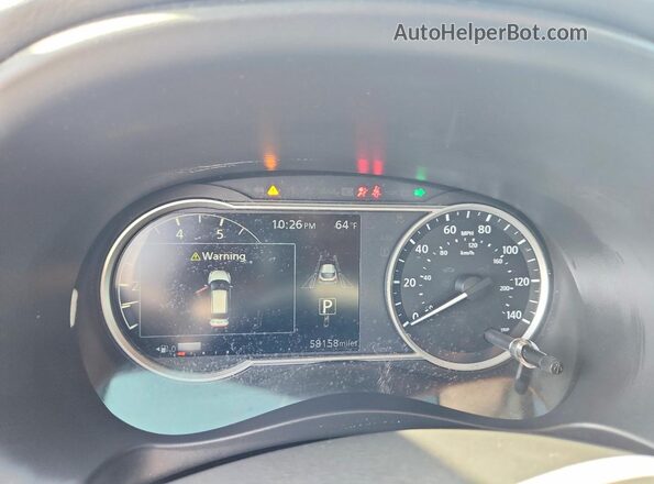 3N1CP5CV3LL520331 2020 NISSAN KICKS White Instrument cluster view