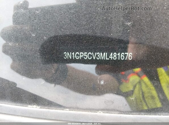 3N1CP5CV3ML481676 2021 NISSAN KICKS Gray Շարժիչի բաժամունքի տեսք