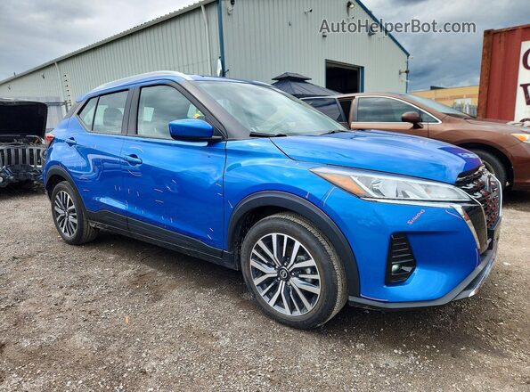 3N1CP5CV3ML546400 2021 NISSAN KICKS Blue 