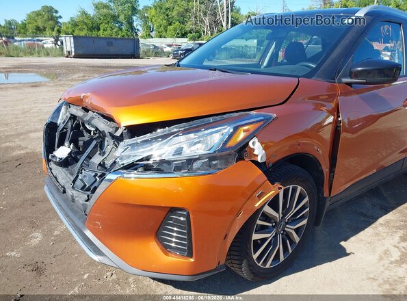 3N1CP5CV3NL486362 2022 NISSAN KICKS Orange Widok z przodu