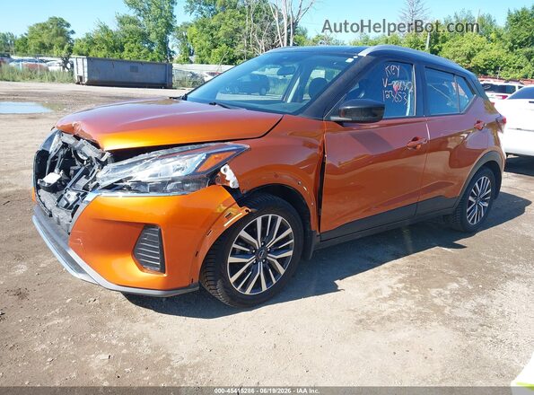 3N1CP5CV3NL486362 2022 NISSAN KICKS Orange Przód lewy