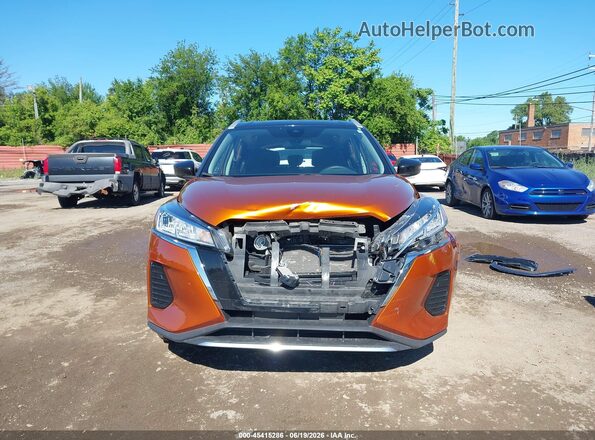 3N1CP5CV3NL486362 2022 NISSAN KICKS Orange Widok zestawu wskaźników