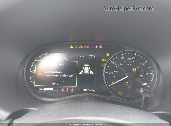 3N1CP5CV3PL476739 2023 NISSAN KICKS Red Widok tylnych siedzeń