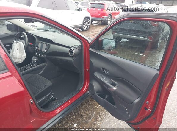 3N1CP5CV3PL476739 2023 NISSAN KICKS Red Widok wnętrza z przodu