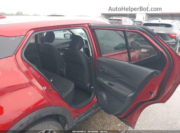 3N1CP5CV3PL476739 2023 NISSAN KICKS Red Widok naklejki z numerem VIN