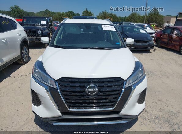 3N1CP5CV3PL521419 2023 NISSAN KICKS White Սարքավորումների վահանակի տեսք