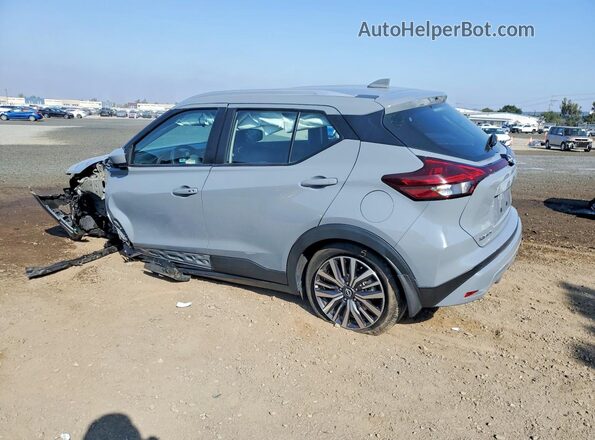 3N1CP5CV3PL573813 2023 NISSAN KICKS Gray Trasero izquierdo