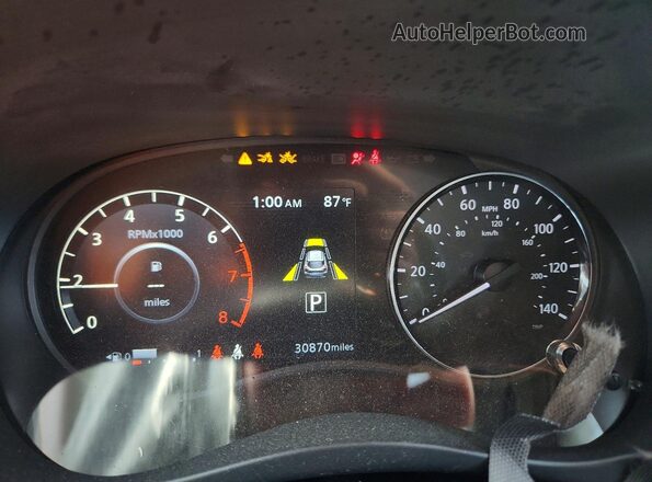 3N1CP5CV3RL560272 2024 NISSAN KICKS Black Instrument cluster view