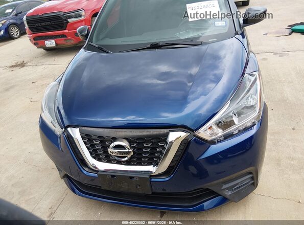 3N1CP5CV4LL503876 2020 NISSAN KICKS Blue Widok zestawu wskaźników