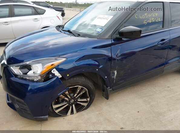 3N1CP5CV4LL503876 2020 NISSAN KICKS Blue Widok z przodu