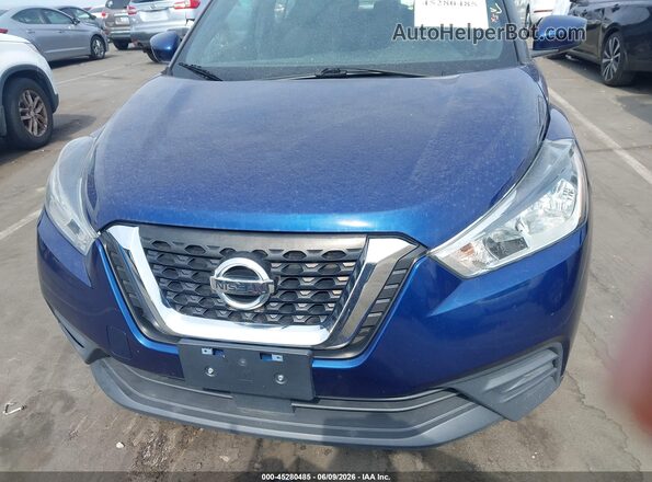 3N1CP5CV4LL508740 2020 NISSAN KICKS Blue Instrument cluster view