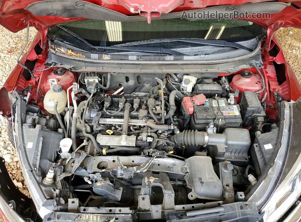 3N1CP5CV4ML468936 2021 NISSAN KICKS Red ძრავის განყოფილების ხედი