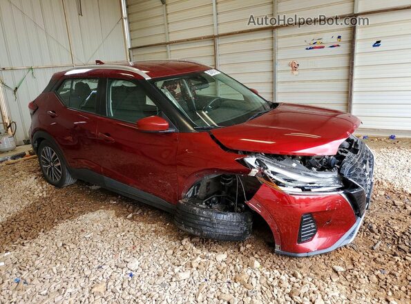 3N1CP5CV4ML468936 2021 NISSAN KICKS Red წინა მარჯვენა