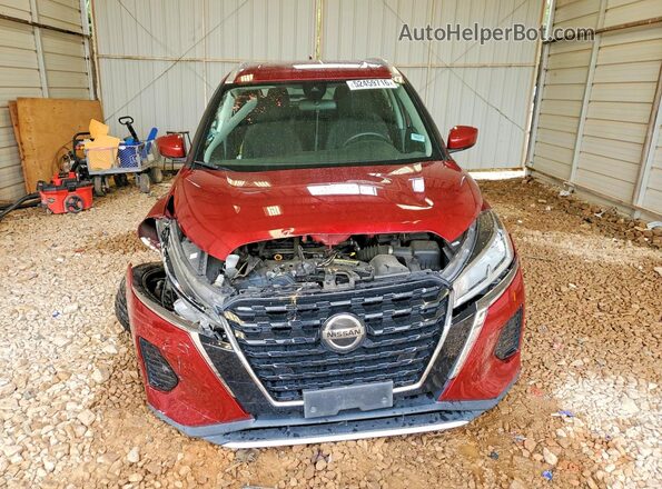 3N1CP5CV4ML468936 2021 NISSAN KICKS Red წინა ხედი