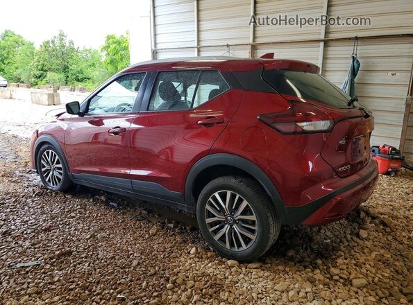 3N1CP5CV4ML468936 2021 NISSAN KICKS Red უკანა მარცხენა