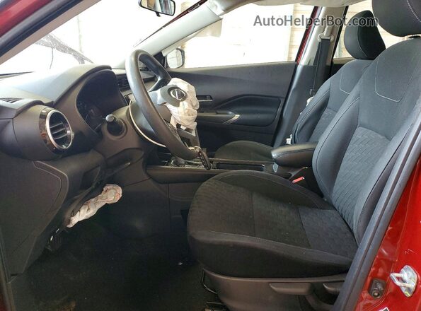 3N1CP5CV4ML468936 2021 NISSAN KICKS Red წინა სალონის ხედი