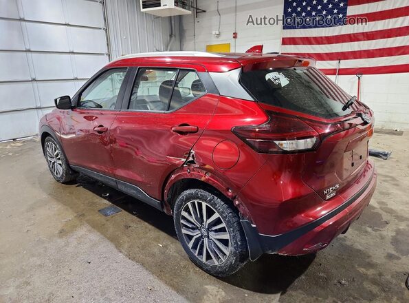 3N1CP5CV4ML509873 2021 NISSAN KICKS Burgundy 
