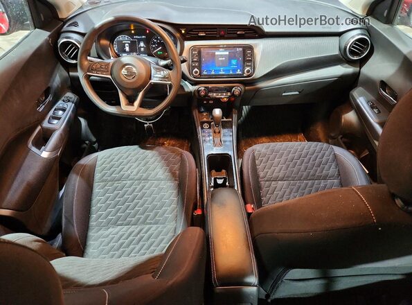 3N1CP5CV4ML509873 2021 NISSAN KICKS Burgundy 
