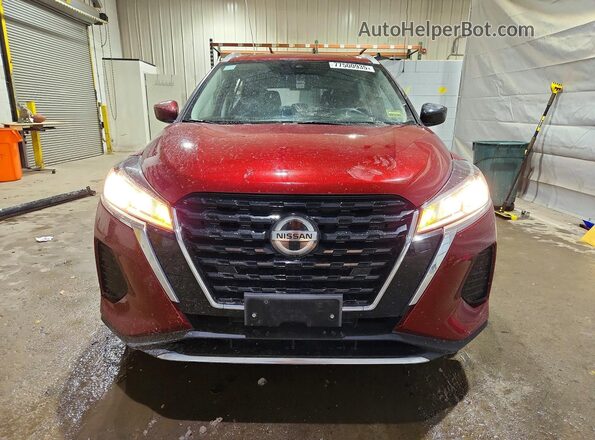 3N1CP5CV4ML509873 2021 NISSAN KICKS Burgundy 