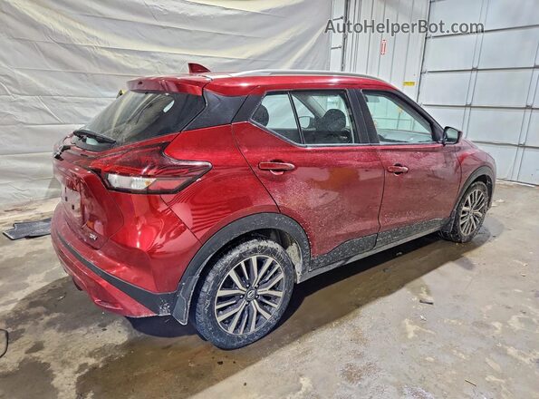 3N1CP5CV4ML509873 2021 NISSAN KICKS Burgundy 