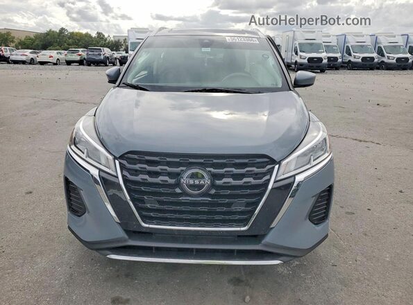 3N1CP5CV4NL523399 2022 NISSAN KICKS Gray Front view