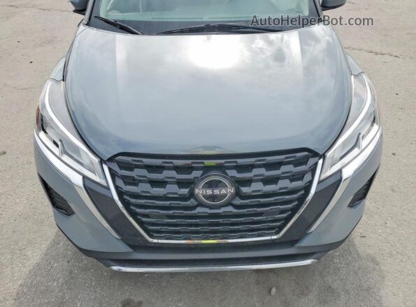 3N1CP5CV4NL523399 2022 NISSAN KICKS Gray Engine compartment view