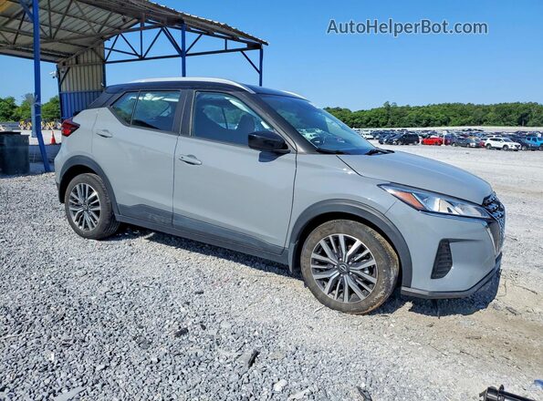 3N1CP5CV4PL510378 2023 NISSAN KICKS Gray Передня права чверть