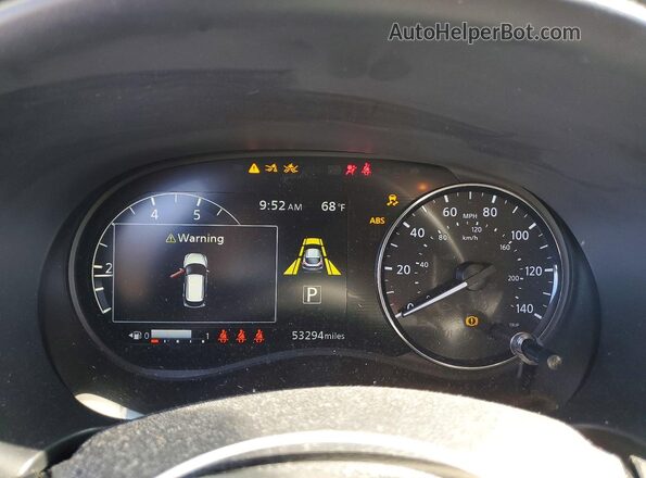 3N1CP5CV4PL510378 2023 NISSAN KICKS Gray Вид щитка приладів