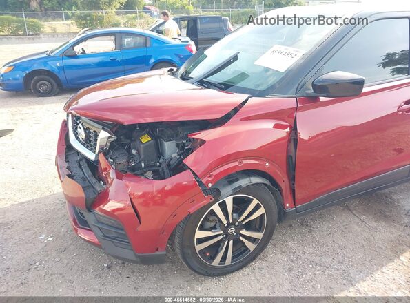 3N1CP5CV5LL513784 2020 NISSAN KICKS Burgundy წინა ხედი