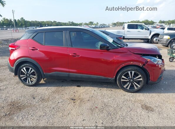 3N1CP5CV5LL513784 2020 NISSAN KICKS Burgundy უკანა სალონის ხედი