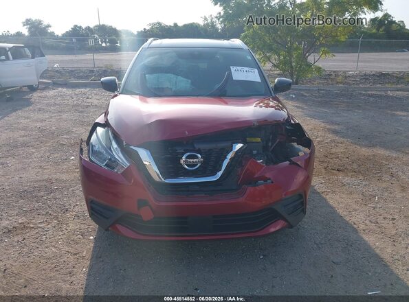 3N1CP5CV5LL513784 2020 NISSAN KICKS Burgundy ხელსაწყოთა პანელის ხედი