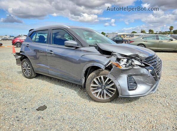 3N1CP5CV5ML468153 2021 NISSAN KICKS Gray 