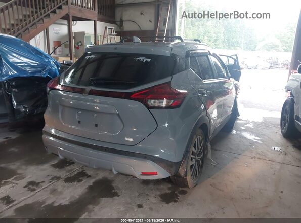 3N1CP5CV5ML513561 2021 NISSAN KICKS Серый Задняя правая четверть