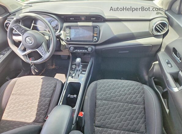 3N1CP5CV5ML521627 2021 NISSAN KICKS Blue Առջևի վահանակի տեսք